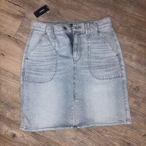 Express Denim Mini Skirt